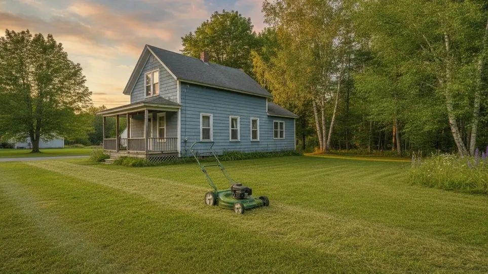 Spend an afternoon on lawn and yard care with an Army veteran in Stannard, VT · Ref IWTMYL-M6H
