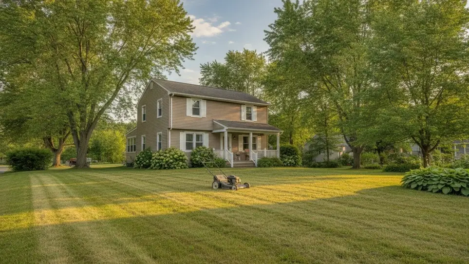 Pitch in on yard help for a neighbor in Rochester, NY · Ref IWTMYL-O3D