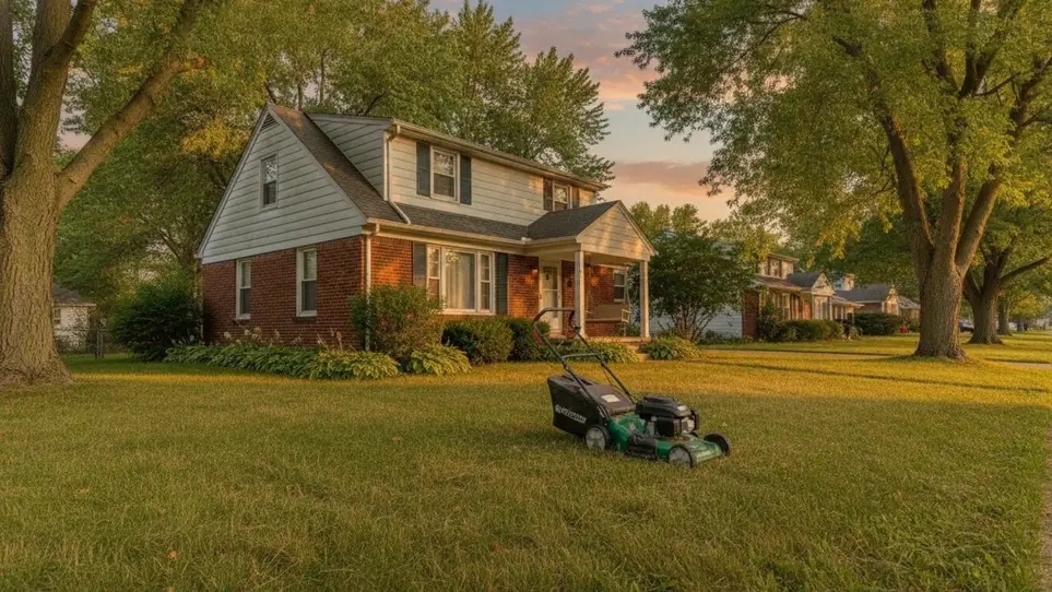 Pitch in on lawn care for a neighbor in South Bend, IN · Ref IWTMYL-V4LY