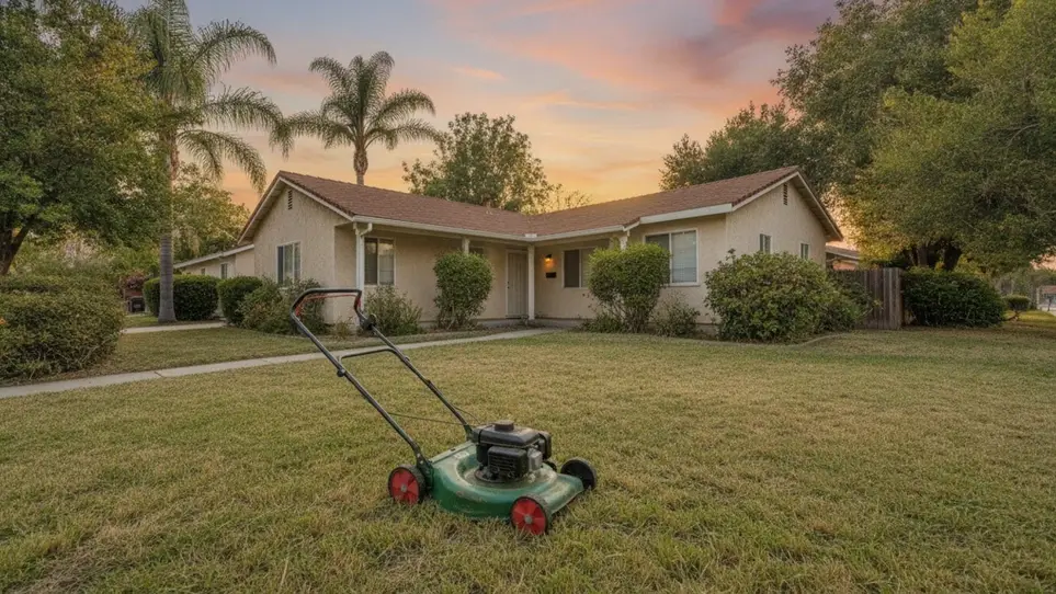 Pitch in on lawn care for a neighbor in Northridge, CA · Ref IWTMYL-P8M