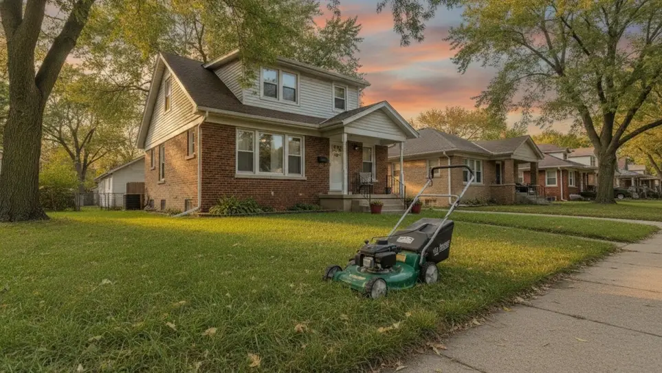 Maywood, IL: a neighbor could use a hand with lawn care · Ref IWTMYL-OZL