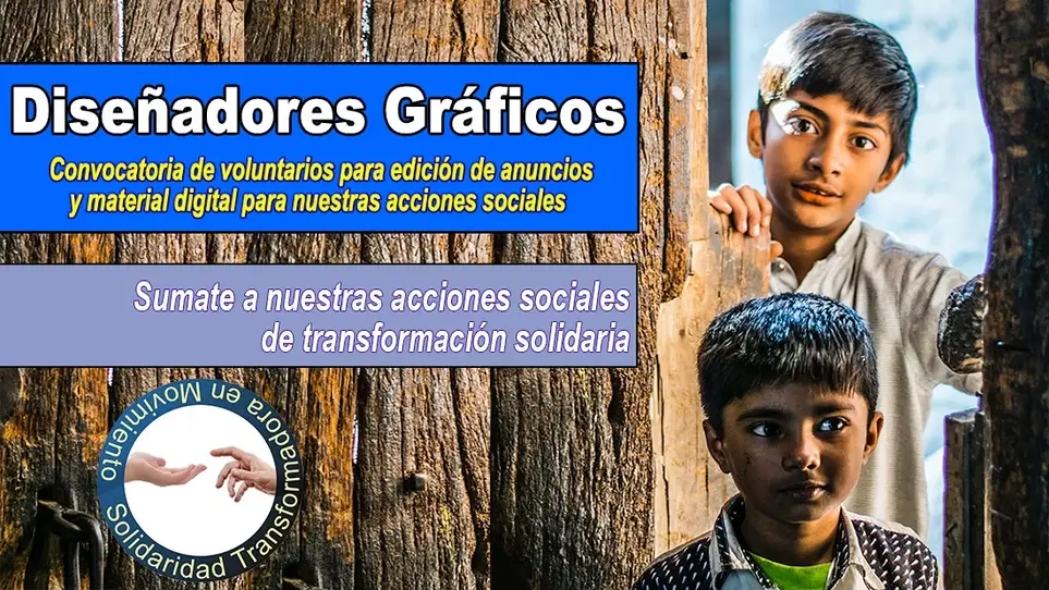 DISEÑADOR GRAFICO - VOLUNTARIADO