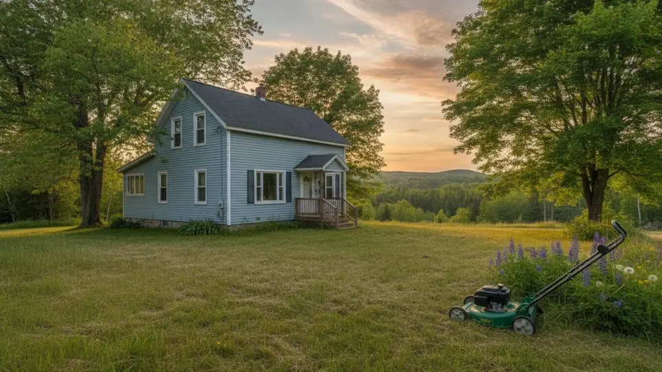 Gray, ME: an older neighbor could use a hand with lawn care · Ref IWTMYL-V4KH