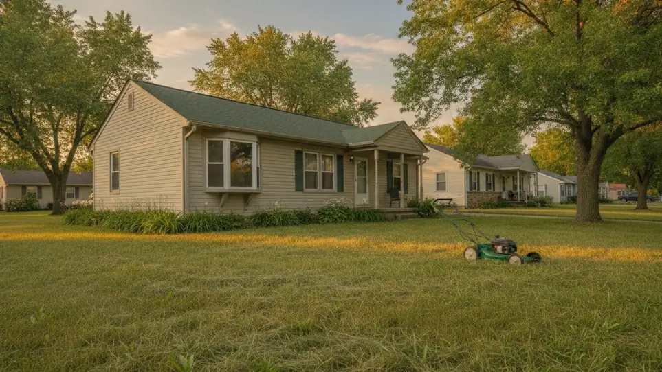 Pitch in on yard work for a neighbor in Harrisburg, IL · Ref IWTMYL-MZ3