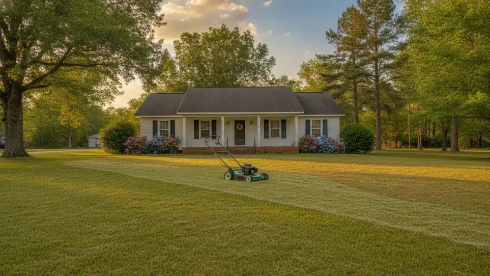Pitch in on yard work for a neighbor in Stonewall, MS · Ref IWTMYL-N2F