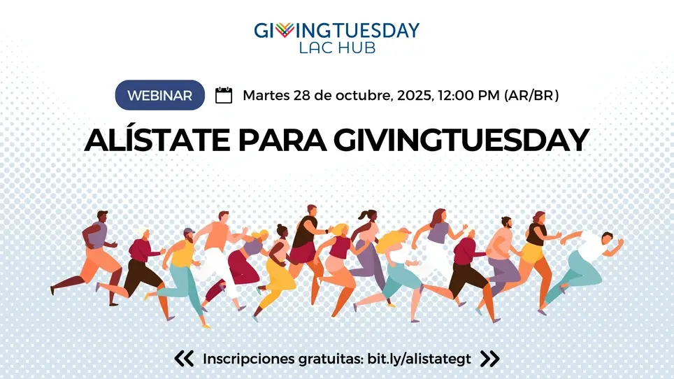 Webinar "Alístate para GivingTuesday"