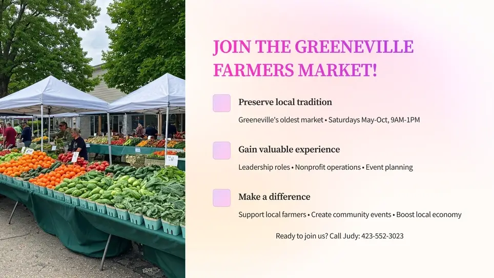 Farmer's Market Manager