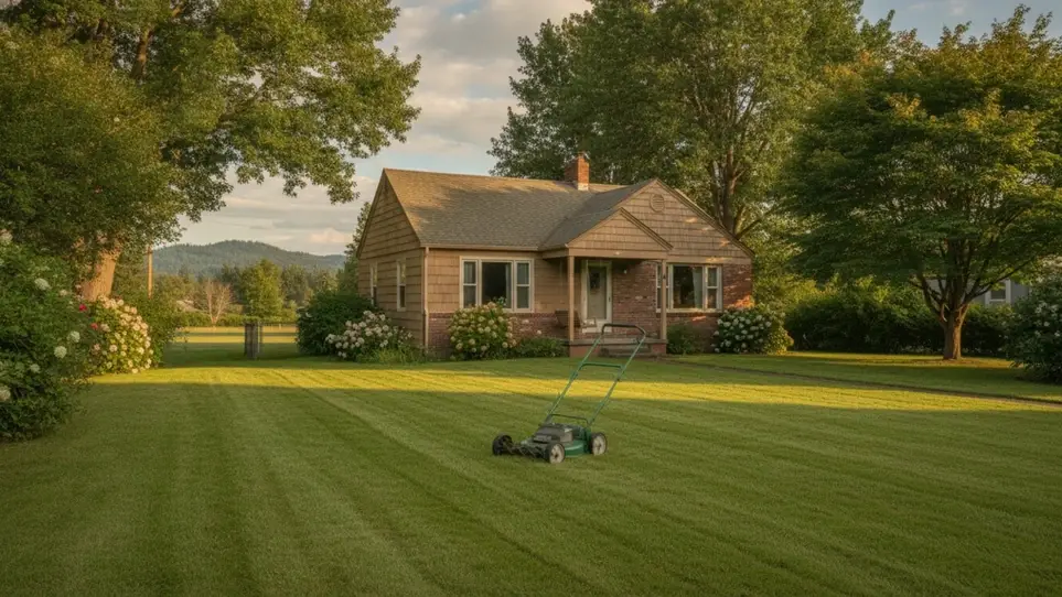 Lend a neighbor a hand with lawn care in Springfield, OR · Ref IWTMYL-P3D