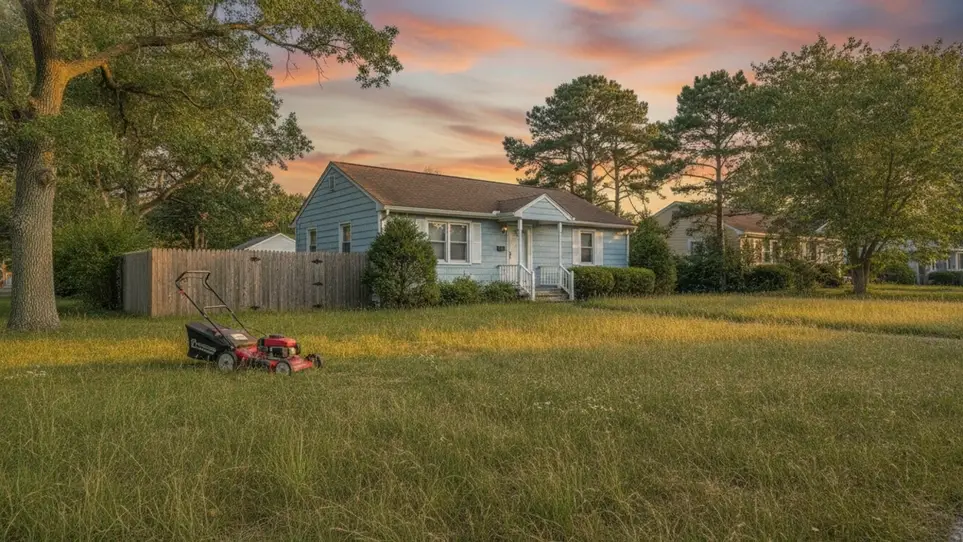A neighbor near Nesconset, NY would welcome a hand with lawn care · Ref IWTMYL-PXY