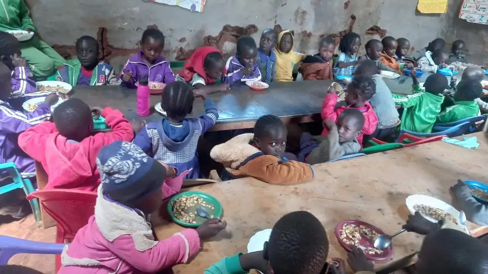 Teaching basic English  and helping  outdoor activities.