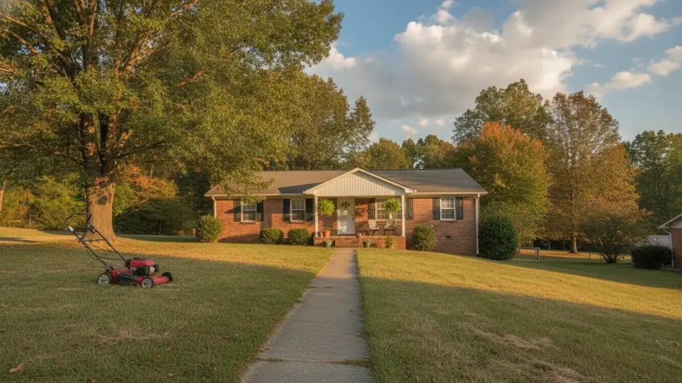 Pitch in on lawn and yard care for a neighbor in Jacksboro, TN · Ref IWTMYL-PBM