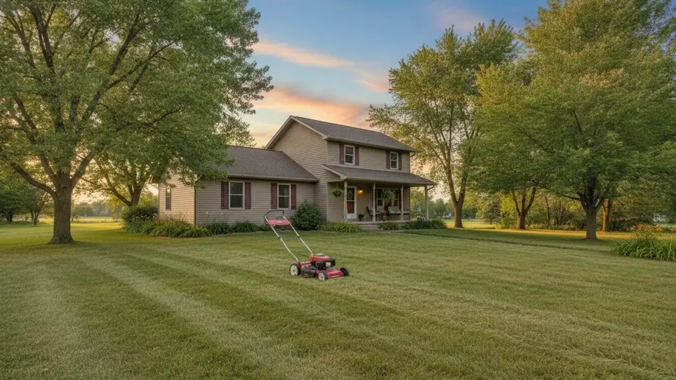 Pitch in on lawn care for a neighbor in Raymond, MN · Ref IWTMYL-M6R