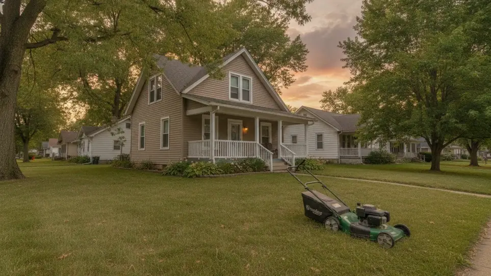 Volunteer for some neighborly yard work in Grandview, Missouri · Ref IWTMYL-PLF