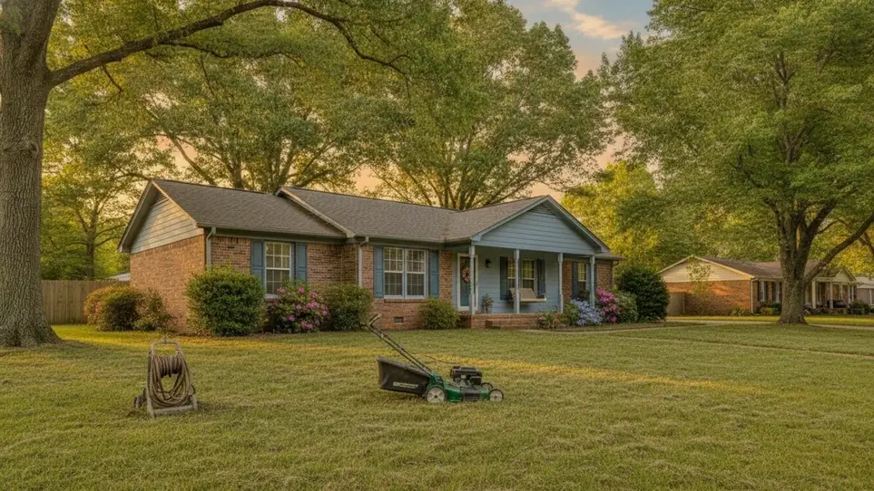 Pitch in on yard help for a neighbor in Huntsville, AL · Ref IWTMYL-V503