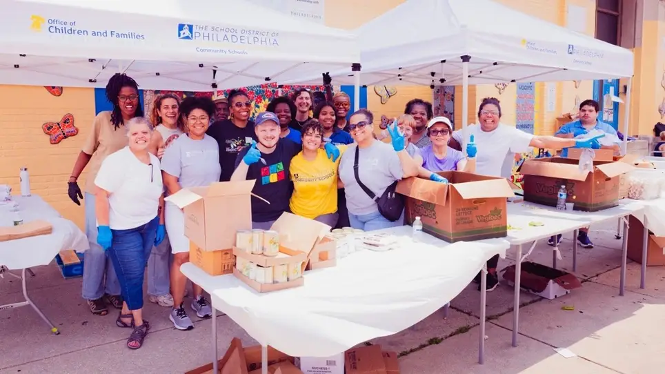 School Volunteer with Philadelphia Community Schools