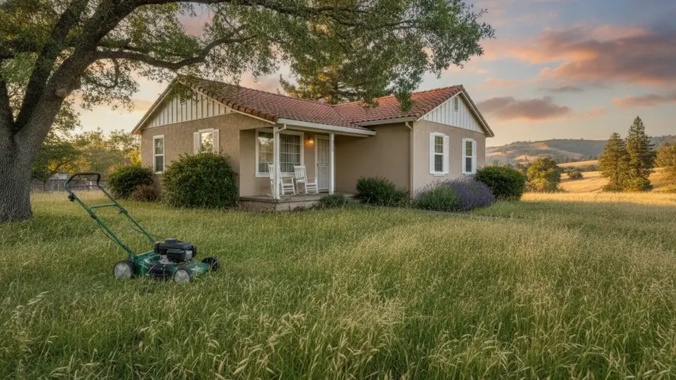A neighbor near Kelseyville, CA would welcome a hand with lawn care · Ref IWTMYL-OZ0