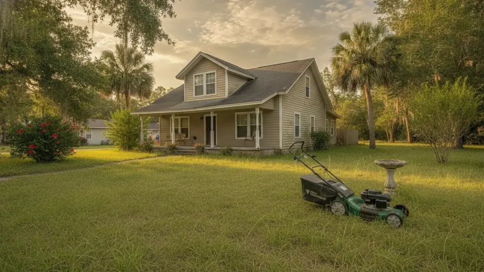 Pitch in on yard help for a neighbor in Orlando, FL · Ref IWTMYL-PYE