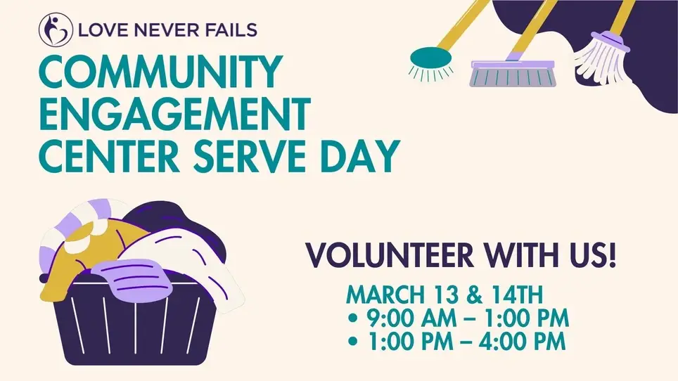 Volunteers Needed - Serve Day at LNF Community Engagement Center