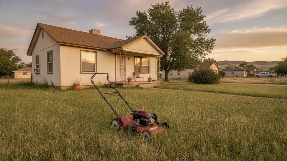 Pitch in on lawn care for a neighbor in Sparks, NV · Ref IWTMYL-KB4