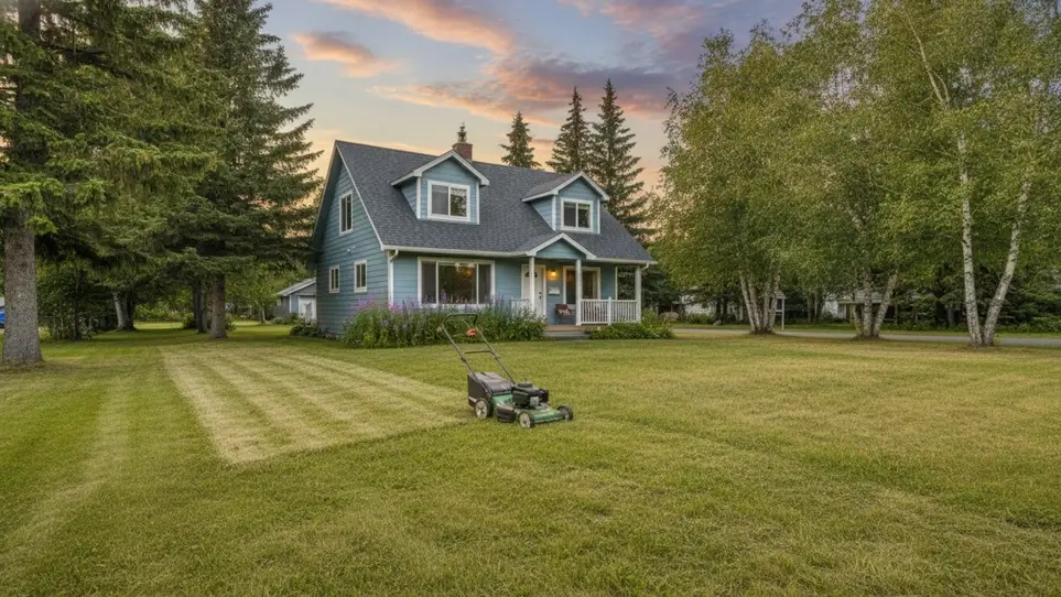 A neighbor near Anchorage, AK would welcome a hand with lawn care · Ref IWTMYL-MLT