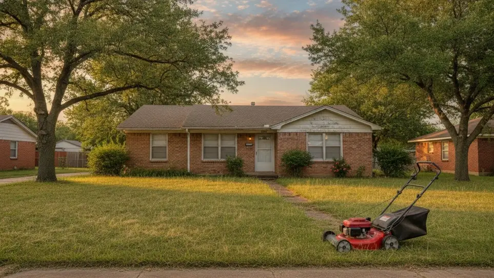 A neighbor near Del City, OK would welcome a hand with lawn care · Ref IWTMYL-PIJ