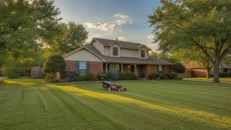 Pitch in on lawn and yard care for a neighbor in Justin, TX · Ref IWTMYL-MW1