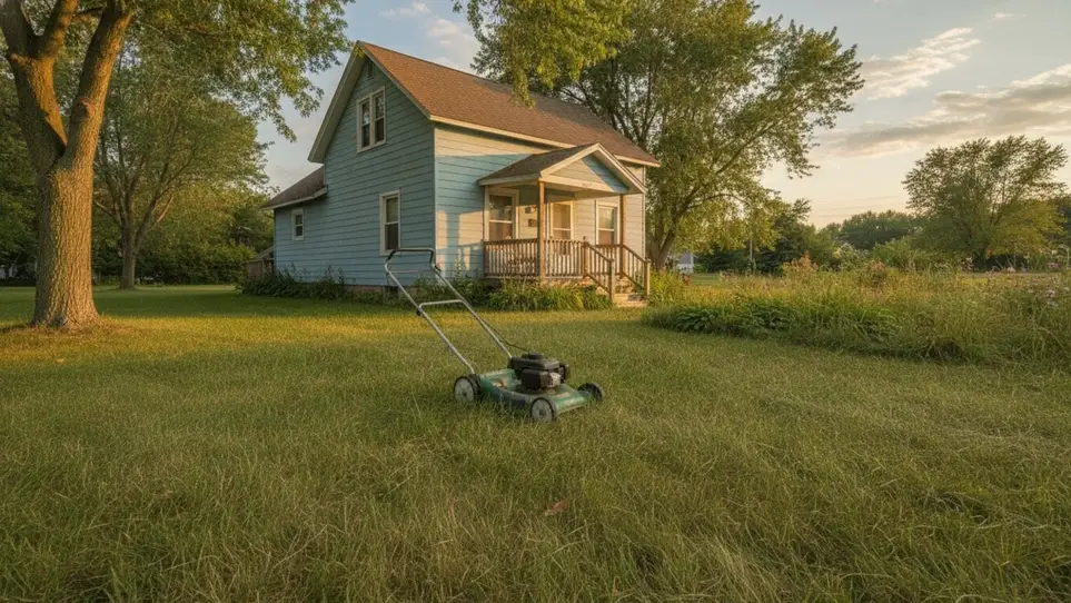 A neighbor near Osakis, MN would welcome a hand with yard work · Ref IWTMYL-L1C
