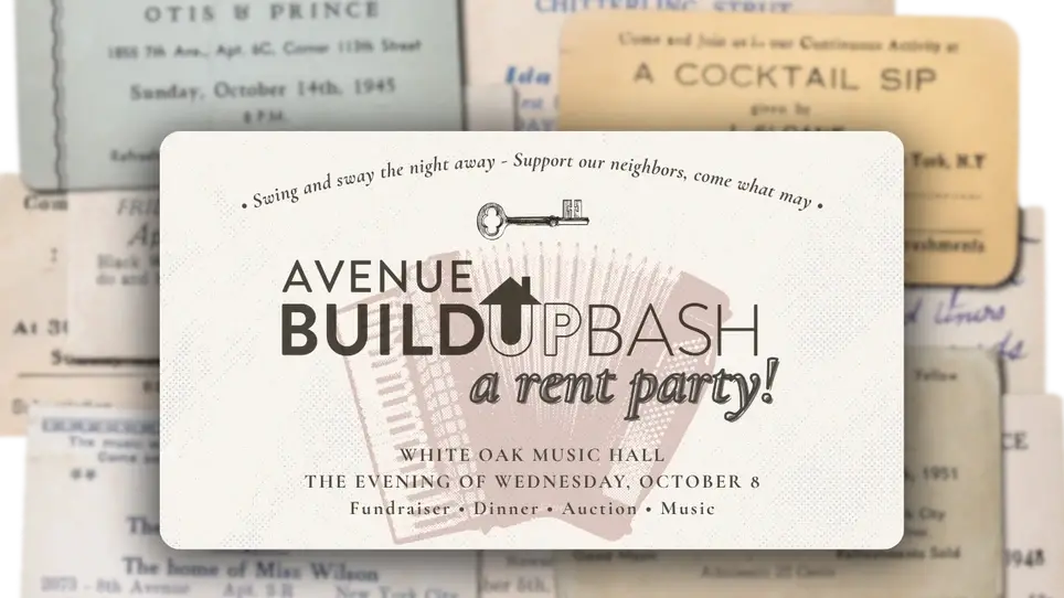 Avenue Build Up Bash - Event Volunteers Needed