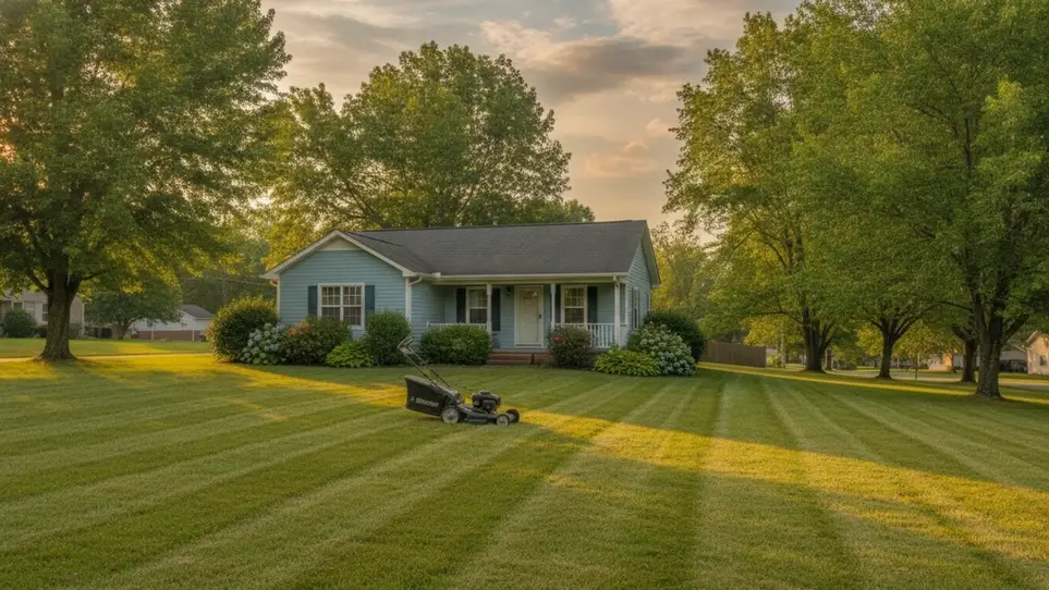 Pitch in on lawn care for a neighbor in Mayfield, KY · Ref IWTMYL-KXZ