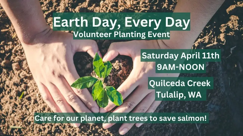 Earth Day, Every Day Volunteer Planting
