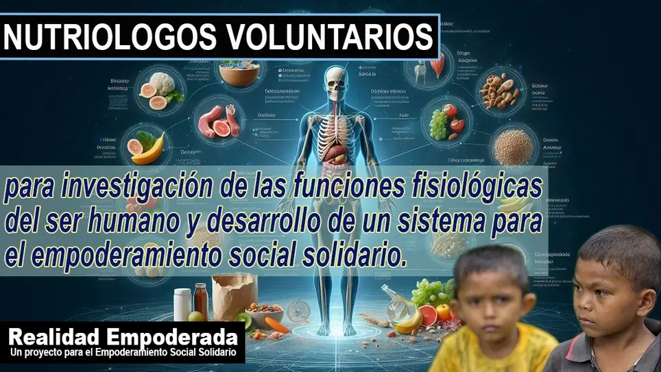 NUTRICIONISTA INVESTIGADOR - VOLUNTARIADO