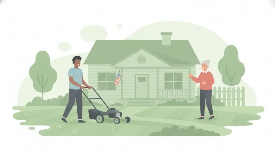Volunteer to help a Navy veteran with yard help in Mt Pleasant, PA · Ref IWTMYL-P3K