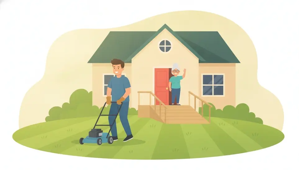 Lend a neighbor with limited mobility a hand with lawn and yard care in Fort Payne, AL · Ref IWTMYL-V53A
