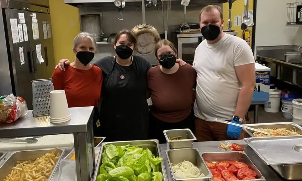 Group Project: Buy, cook, and serve dinner for individuals experiencing homelessness