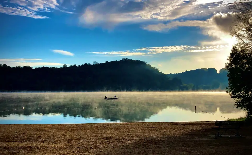 Drop a Line in the Water After a Day of Trail Maintenance on Wisconsin Lake