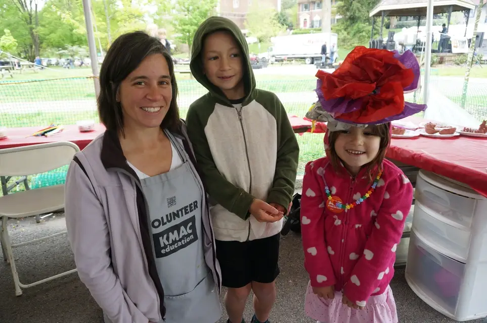 Kid's Art Tent at Cherokee Triangle Art Fair