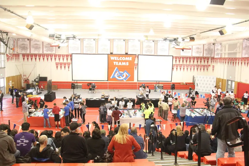 FIRST LEGO League Championship party cleanup / teardown