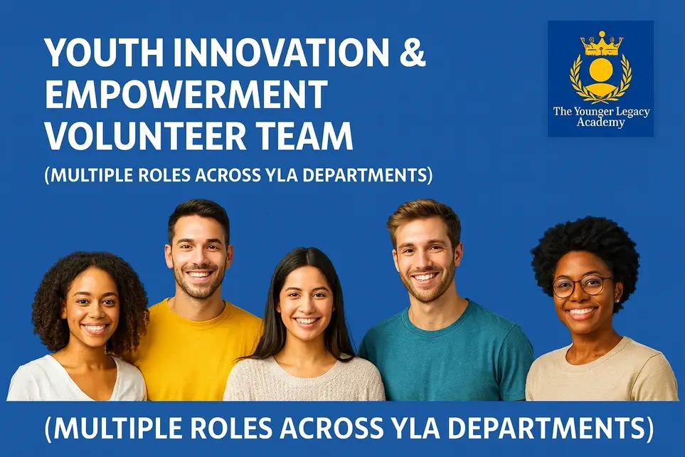 Youth Innovation & Empowerment  Volunteer Team (Multiple Roles Across YLA Departments)