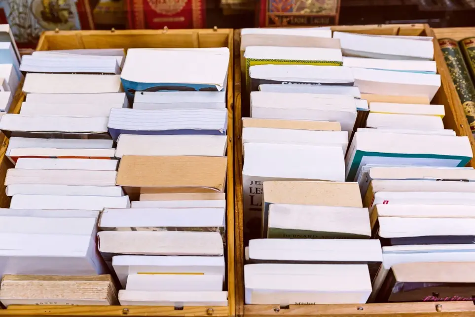 Processing Book Donations at the Housing Works Bookstore