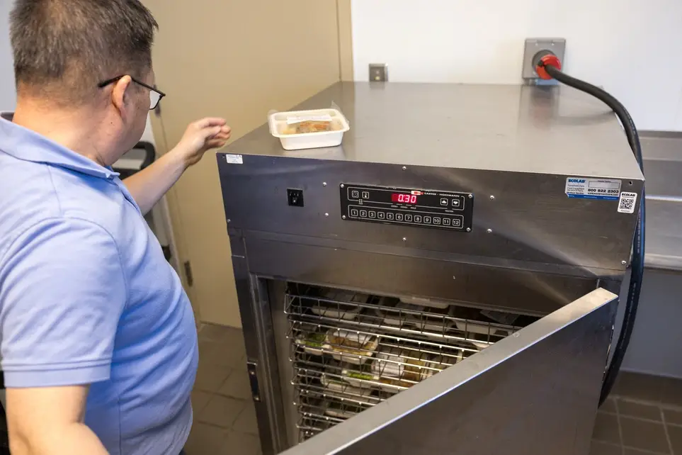 Pack hot meals for Saint Paul seniors on a weekly basis