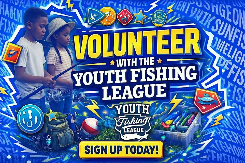 Volunteer in Montgomery County with Youth Fishing League (July 11th)