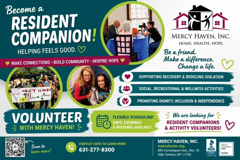 Resident Companion and Activity Volunteer