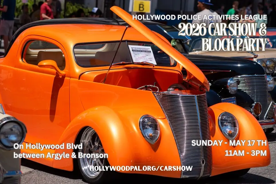 May 17th- Hollywood Car Show and Block Party Volunteers needed