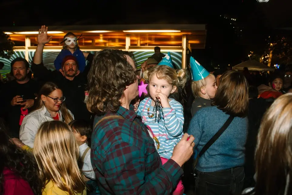 Hemisfair's NYE Kids Countdown in Yanaguana Garden