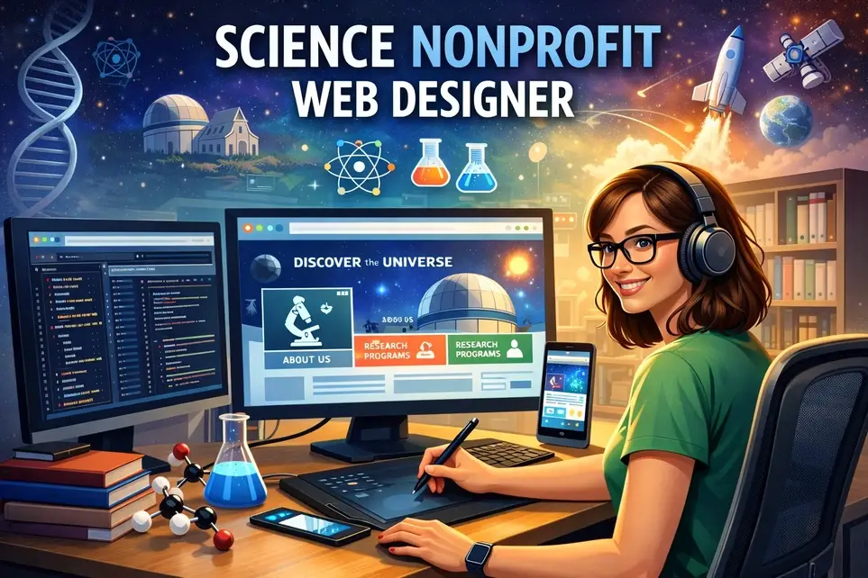 Web Designer for a Science Nonprofit