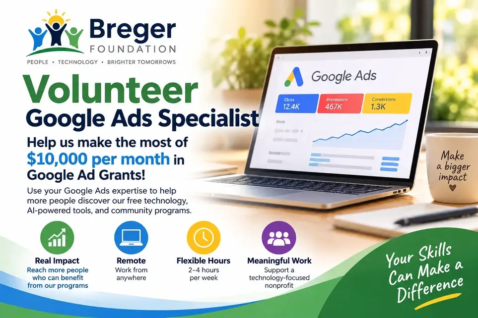 Volunteer Google Ads Specialist (Remote)