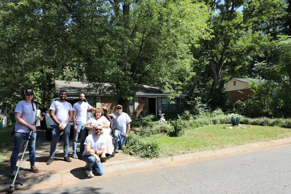 Help an older adult, military veteran, or neighbor in need with their lawn — volunteer anywhere in the USA