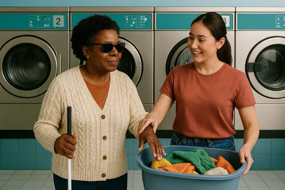 There's Nothing Like the Smell of Fresh Clean Laundry - But Those Machines are Not Elder-Blind Friendly