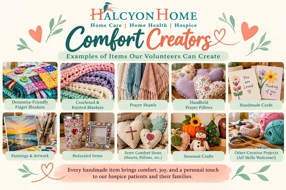 Comfort Creators: Creative Arts & Crafts Volunteers