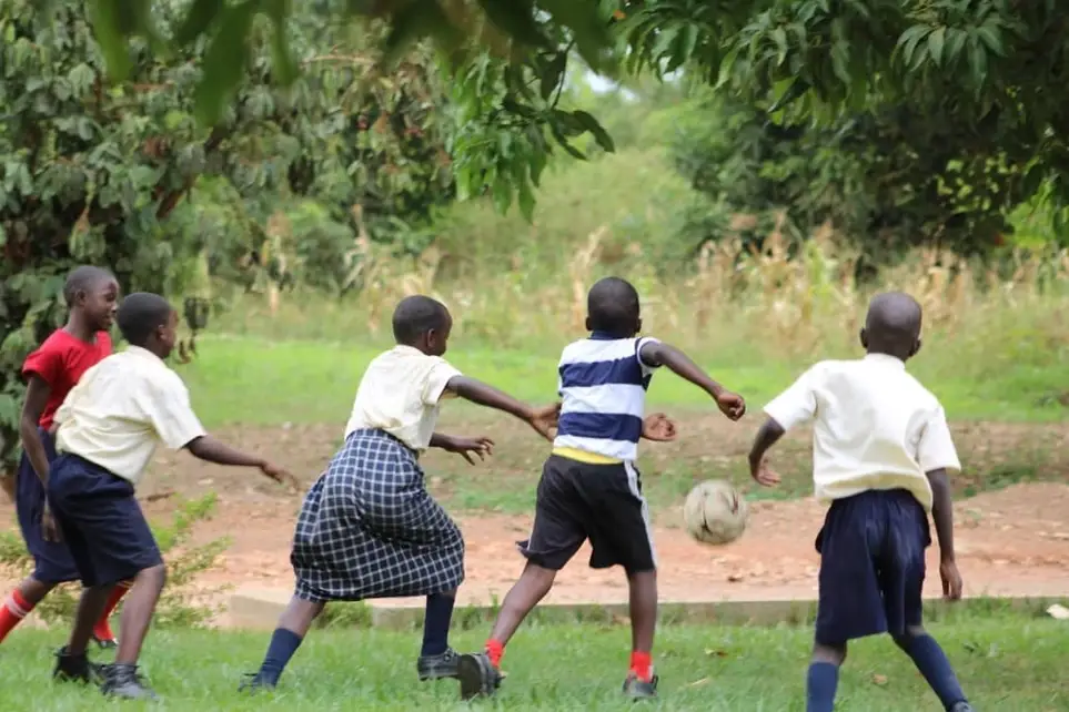 Buy a ball to vulnerable children by buying ball direct or donating money.